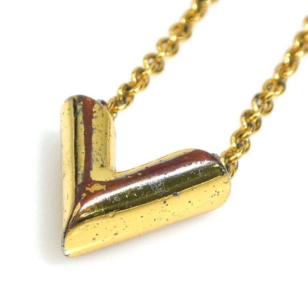 LOUIS VUITTON Gold Necklace - Picture 3 of 10